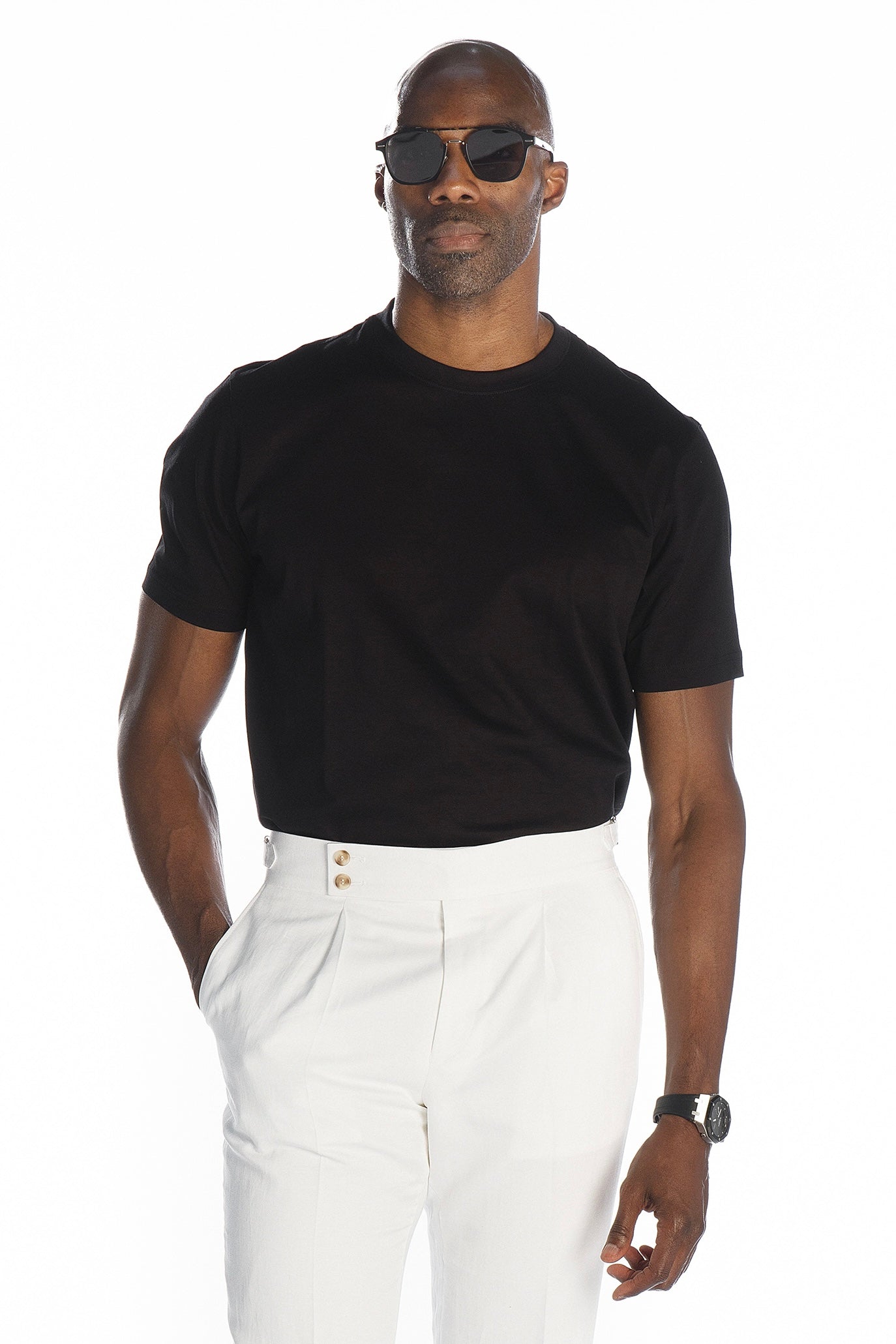Pantalon Rafi blanc