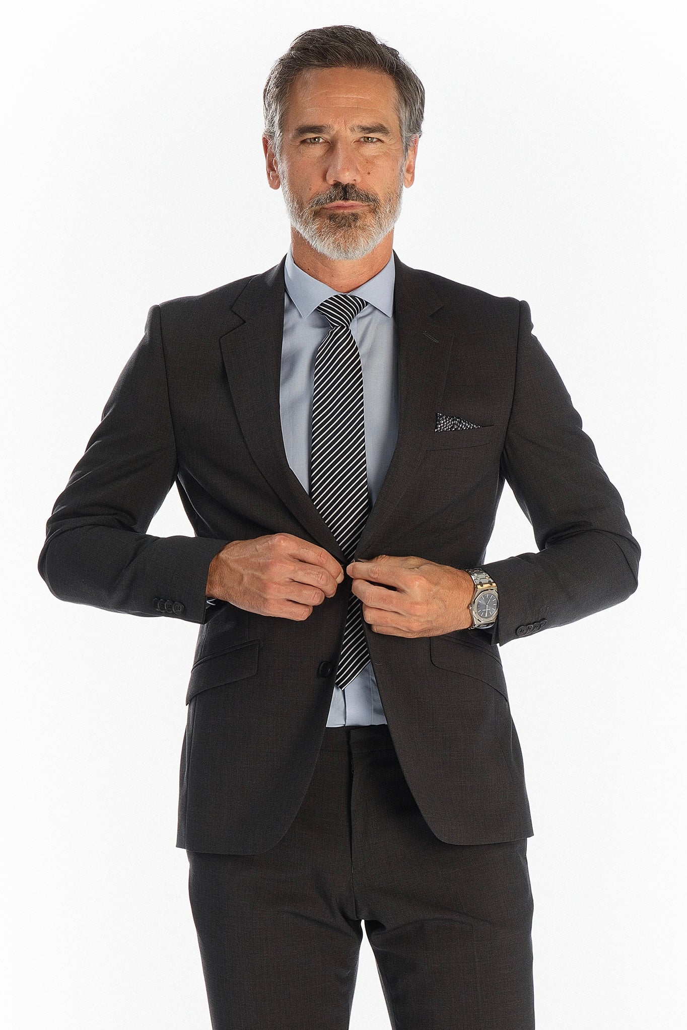 Costume Mickael gris anthracite