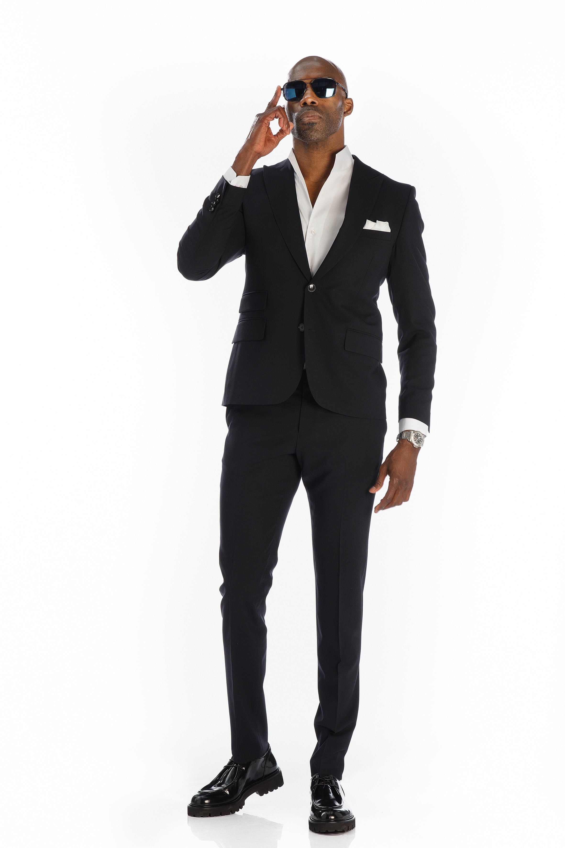Costume James marine 2 pièces