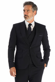 Costume James marine  3 pièces