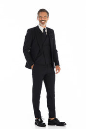 Costume James marine  3 pièces