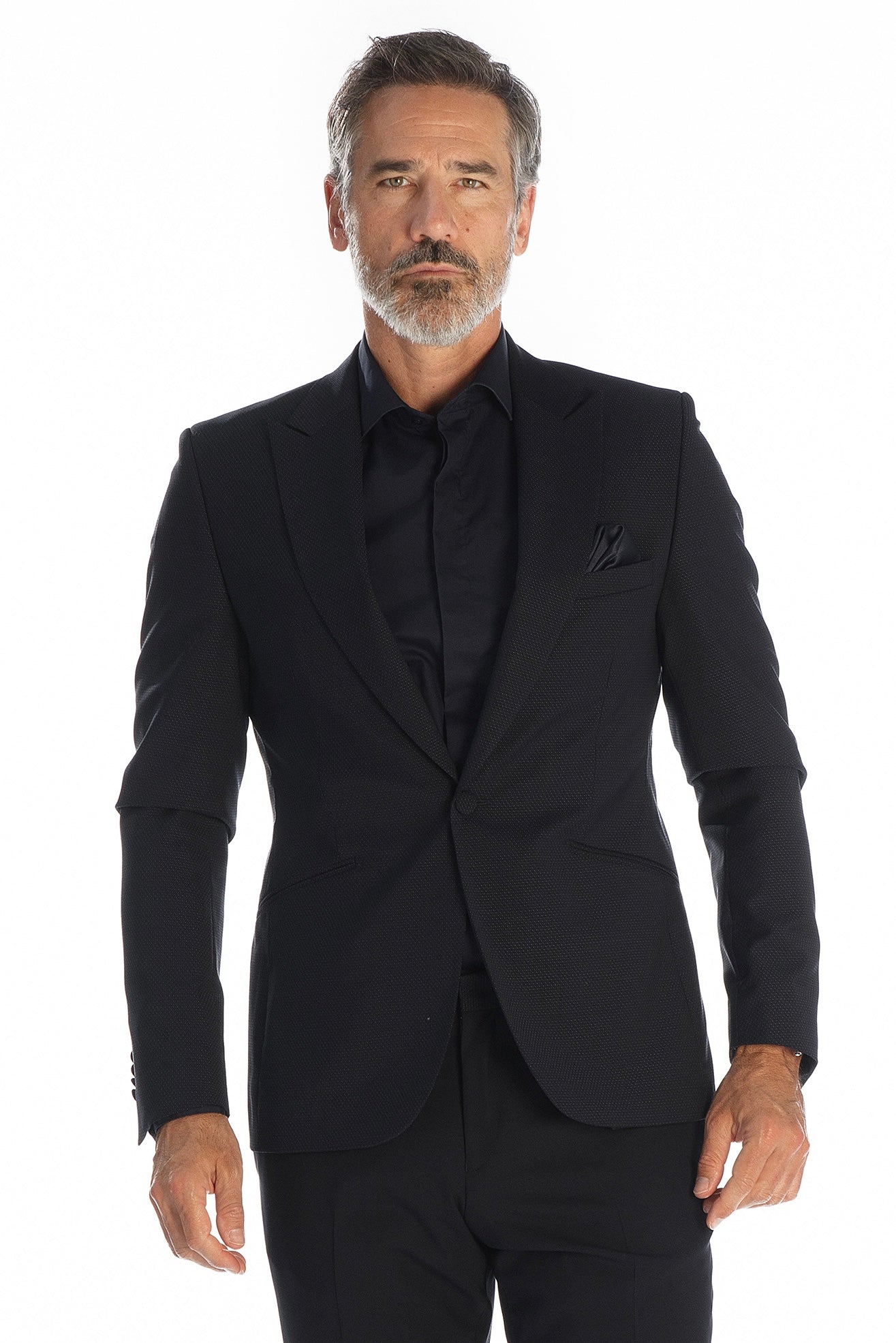 Smoking Tom à pois marine