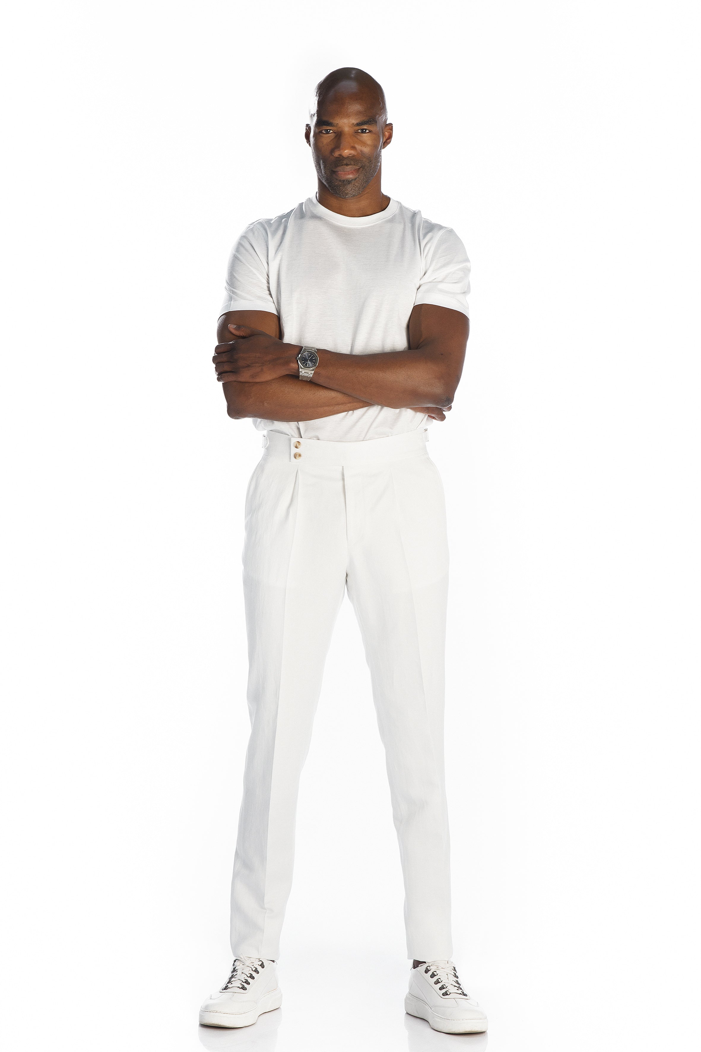 Pantalon Rafi blanc