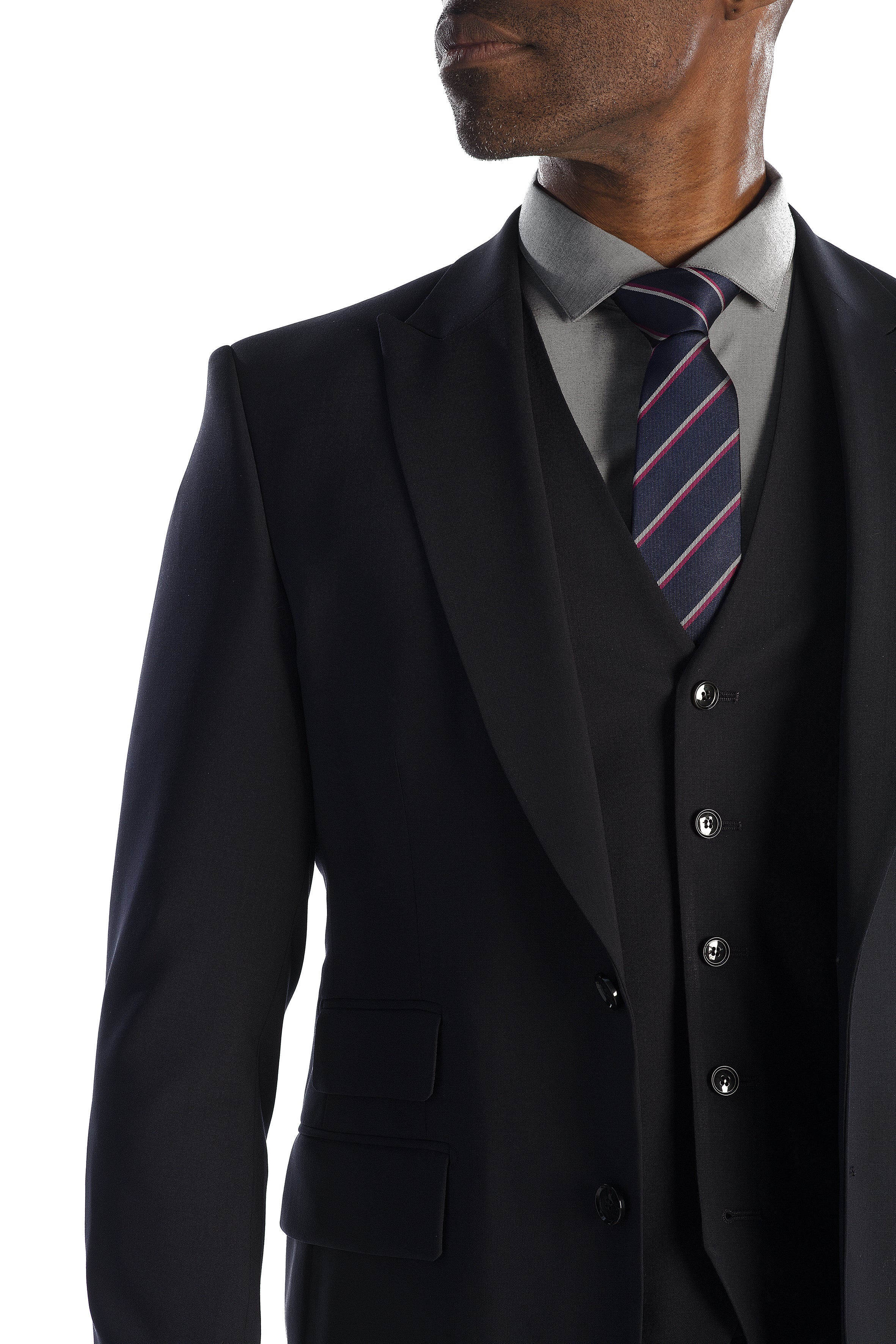 Costume James marine  3 pièces