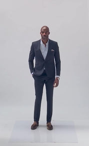 Smoking Tom à pois marine