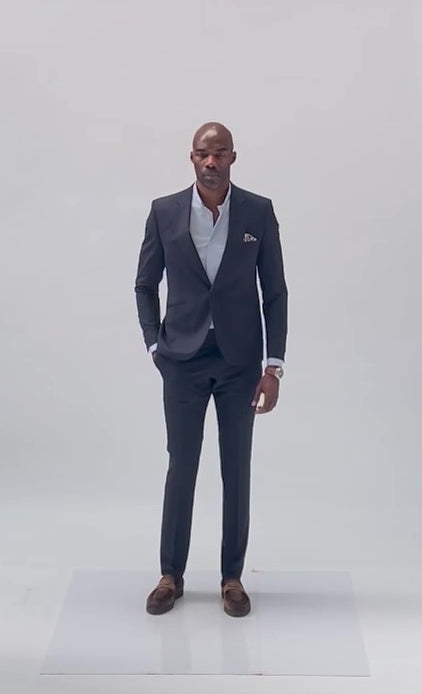 Smoking Tom à pois marine