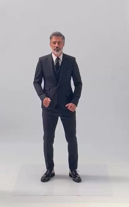 Costume James marine  3 pièces