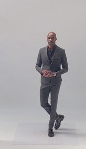 Costume Mickael gris anthracite